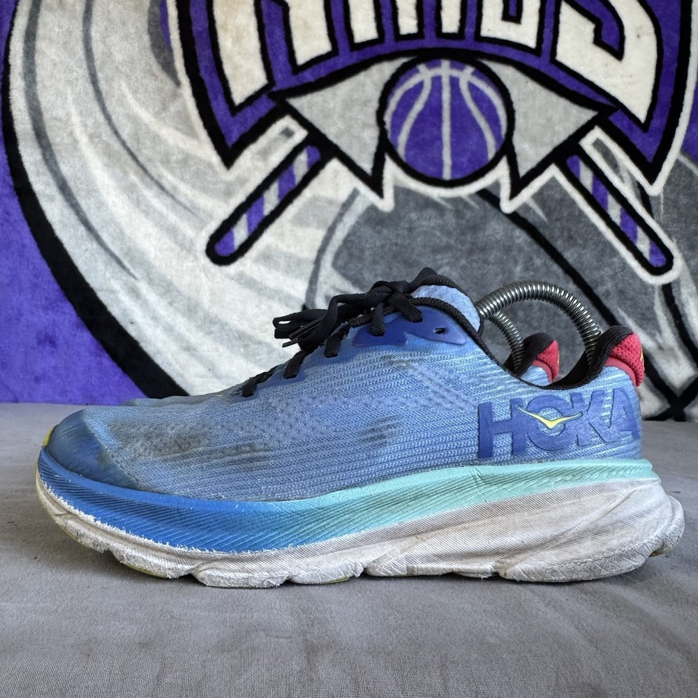 Size 6 - Hoka One One Clifton 9  Virtual Blue Running Shoes Youth 1131170VRTL